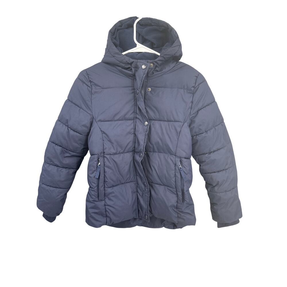 Amazon Essential Winter Warm Puffer Ski Down Blue Jacket Kids Large 10